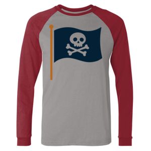 Long Sleeve Jersey Baseball Tee Thumbnail