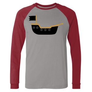 Long Sleeve Jersey Baseball Tee Thumbnail