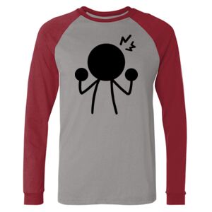 Long Sleeve Jersey Baseball Tee Thumbnail