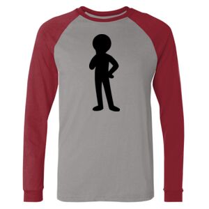 Long Sleeve Jersey Baseball Tee Thumbnail
