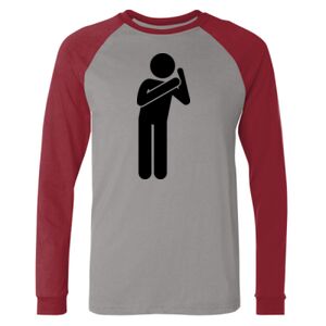 Long Sleeve Jersey Baseball Tee Thumbnail