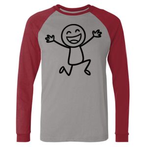 Long Sleeve Jersey Baseball Tee Thumbnail
