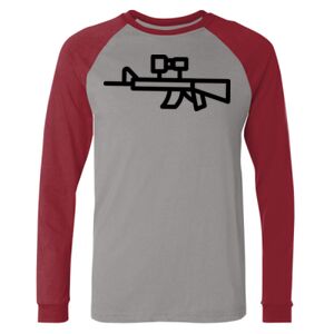 Long Sleeve Jersey Baseball Tee Thumbnail