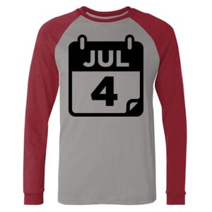 Long Sleeve Jersey Baseball Tee Thumbnail