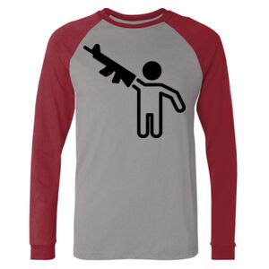 Long Sleeve Jersey Baseball Tee Thumbnail