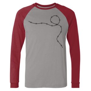 Long Sleeve Jersey Baseball Tee Thumbnail