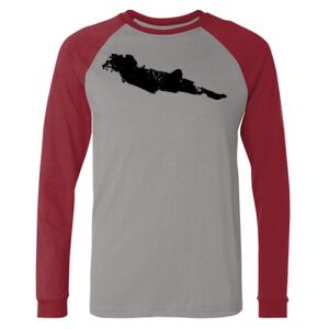 Long Sleeve Jersey Baseball Tee Thumbnail