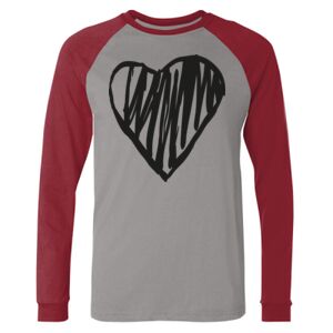 Long Sleeve Jersey Baseball Tee Thumbnail