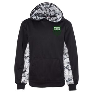 Youth Digital Camo Colorblock Performance Fleece Hooded Sweatshirt Thumbnail