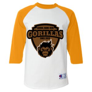 Three-Quarter Raglan Sleeve Baseball T-Shirt Thumbnail