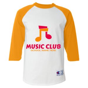 Three-Quarter Raglan Sleeve Baseball T-Shirt Thumbnail