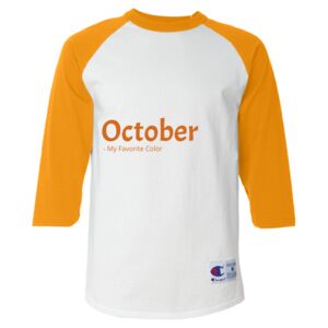 Three-Quarter Raglan Sleeve Baseball T-Shirt Thumbnail