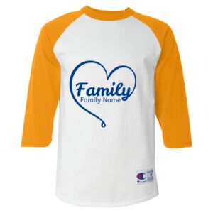 Three-Quarter Raglan Sleeve Baseball T-Shirt Thumbnail