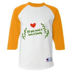 Three-Quarter Raglan Sleeve Baseball T-Shirt Thumbnail