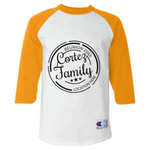Three-Quarter Raglan Sleeve Baseball T-Shirt Thumbnail