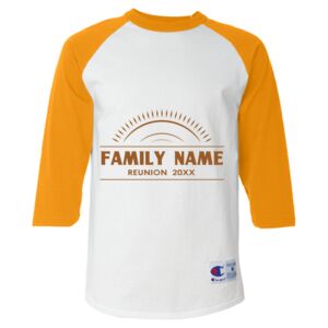 Three-Quarter Raglan Sleeve Baseball T-Shirt Thumbnail