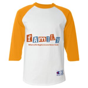 Three-Quarter Raglan Sleeve Baseball T-Shirt Thumbnail