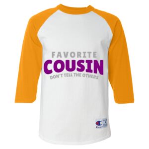 Three-Quarter Raglan Sleeve Baseball T-Shirt Thumbnail