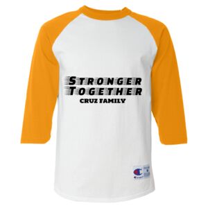 Three-Quarter Raglan Sleeve Baseball T-Shirt Thumbnail