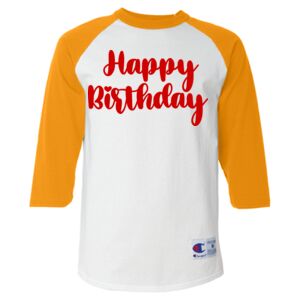 Three-Quarter Raglan Sleeve Baseball T-Shirt Thumbnail