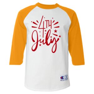 Three-Quarter Raglan Sleeve Baseball T-Shirt Thumbnail