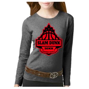 Women's Long Sleeve Premium Jersey Tee Thumbnail