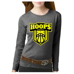 Women's Long Sleeve Premium Jersey Tee Thumbnail