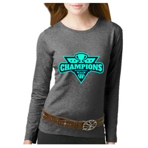 Women's Long Sleeve Premium Jersey Tee Thumbnail