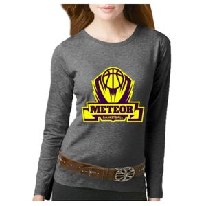 Women's Long Sleeve Premium Jersey Tee Thumbnail