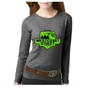 Women's Long Sleeve Premium Jersey Tee Thumbnail