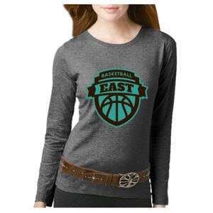 Women's Long Sleeve Premium Jersey Tee Thumbnail