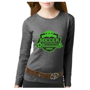 Women's Long Sleeve Premium Jersey Tee Thumbnail