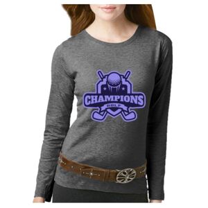 Women's Long Sleeve Premium Jersey Tee Thumbnail