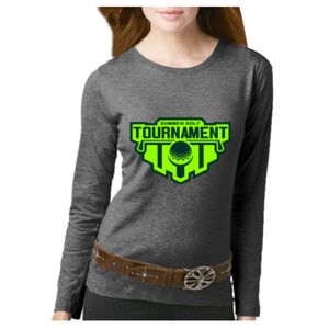 Women's Long Sleeve Premium Jersey Tee Thumbnail