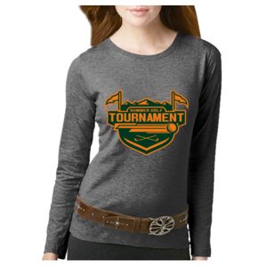 Women's Long Sleeve Premium Jersey Tee Thumbnail