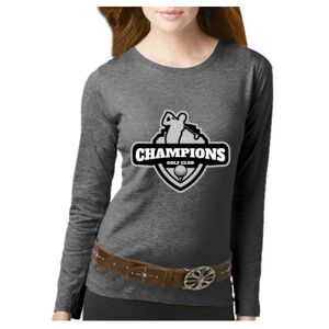 Women's Long Sleeve Premium Jersey Tee Thumbnail