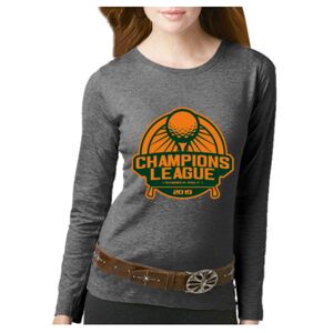 Women's Long Sleeve Premium Jersey Tee Thumbnail
