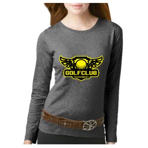 Women's Long Sleeve Premium Jersey Tee Thumbnail
