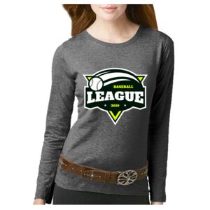 Women's Long Sleeve Premium Jersey Tee Thumbnail