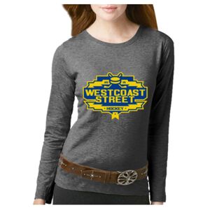 Women's Long Sleeve Premium Jersey Tee Thumbnail
