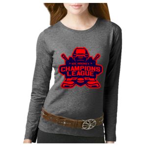 Women's Long Sleeve Premium Jersey Tee Thumbnail