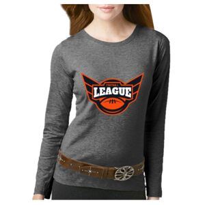 Women's Long Sleeve Premium Jersey Tee Thumbnail