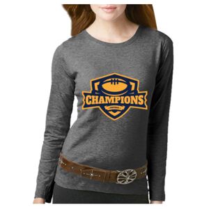 Women's Long Sleeve Premium Jersey Tee Thumbnail