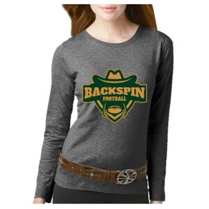 Women's Long Sleeve Premium Jersey Tee Thumbnail