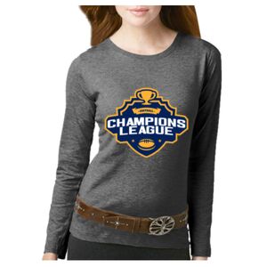 Women's Long Sleeve Premium Jersey Tee Thumbnail