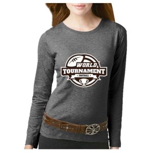 Women's Long Sleeve Premium Jersey Tee Thumbnail