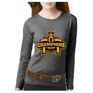 Women's Long Sleeve Premium Jersey Tee Thumbnail
