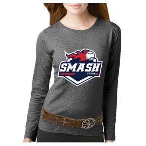 Women's Long Sleeve Premium Jersey Tee Thumbnail