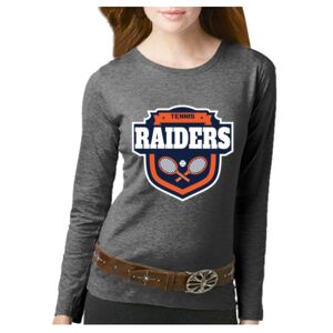 Women's Long Sleeve Premium Jersey Tee Thumbnail