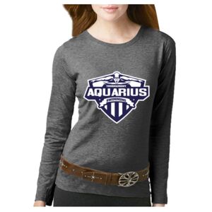 Women's Long Sleeve Premium Jersey Tee Thumbnail